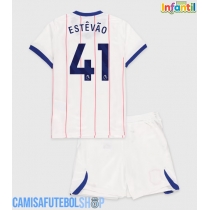 Camisa de time de futebol Chelsea Estevao Willian #41 Replicas 3º Equipamento Infantil 2026-27 Manga Curta (+ Calças curtas)